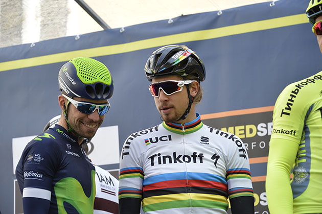 Peter Sagan and Giovanni Vsconti